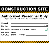 Site Access & Safety Signs