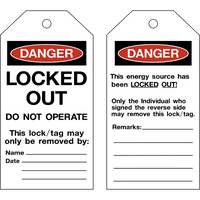 Lock Out Tags Signs & Decals