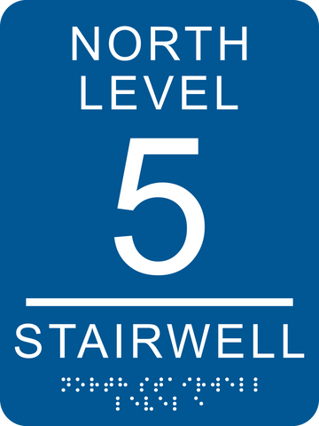 Stairwell Level Number
