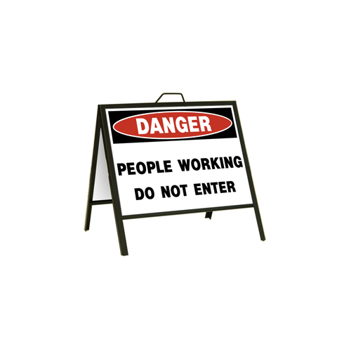 Danger People Working
