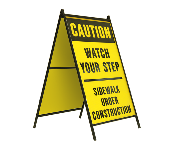 Caution Watch Your Step 24x36 Western Safety Sign