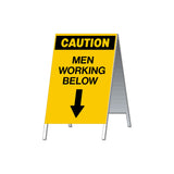 Caution Men Working Below 24x36