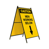 Caution Men Working Below 24x36
