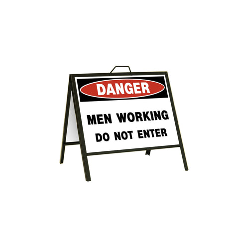 Danger Men Working Do Not Enter 24x18