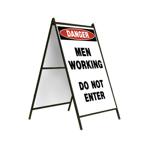Danger Men Working Do Not Enter 24x36