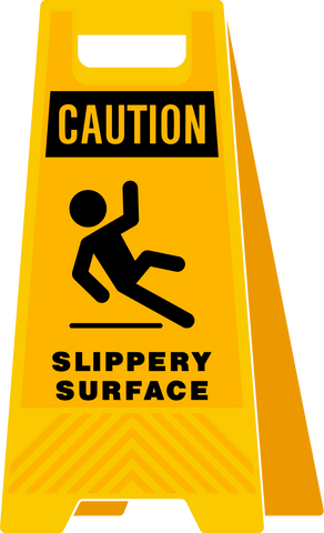 Caution Slippery Surface 12x24