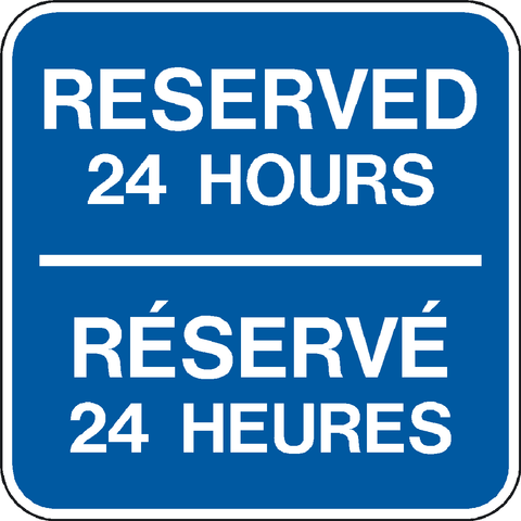 Reserved 24 Hours Bilingual