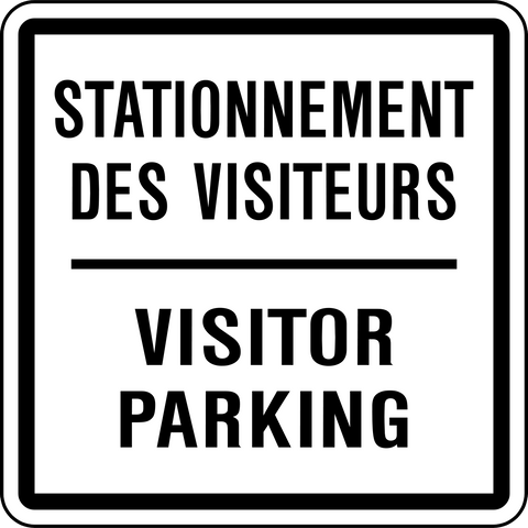 Visitor Parking Bilingual