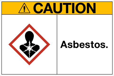Caution - Asbestos A