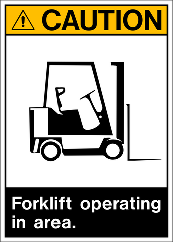 Caution - Forklift D