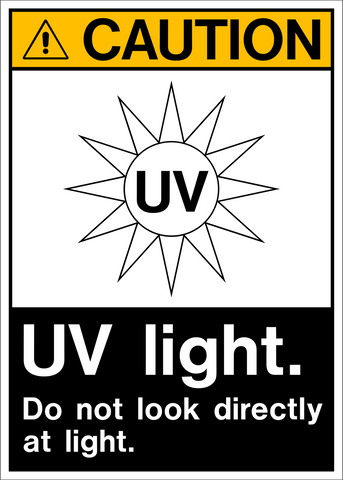 Caution - UV Light