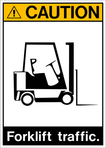 Caution - Forklift B