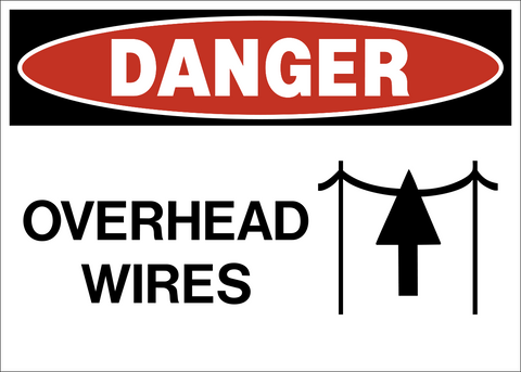 Danger - Overhead Wires
