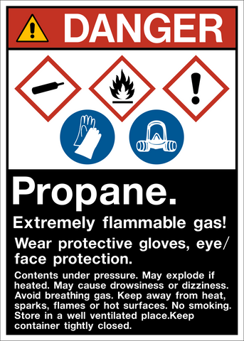 Danger - Propane A
