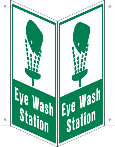 Eye Wash Station - V-Shape