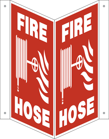 Fire Hose with pictogram - V-Shape