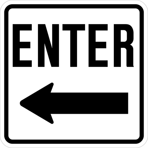 Enter - arrow left