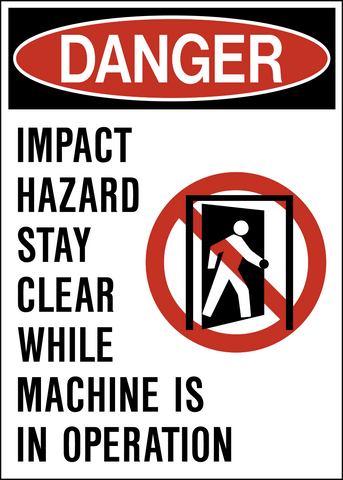 Danger - Impact Hazard