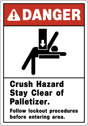 Danger - Crush Hazard