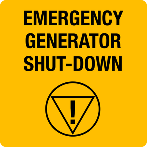 Emergency Generator Shut Down