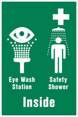 Emergency Shower/Eye Wash Inside