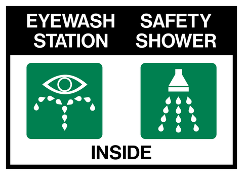 Emergency Shower/Eye Wash Inside