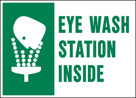 Eye Wash Station Inside