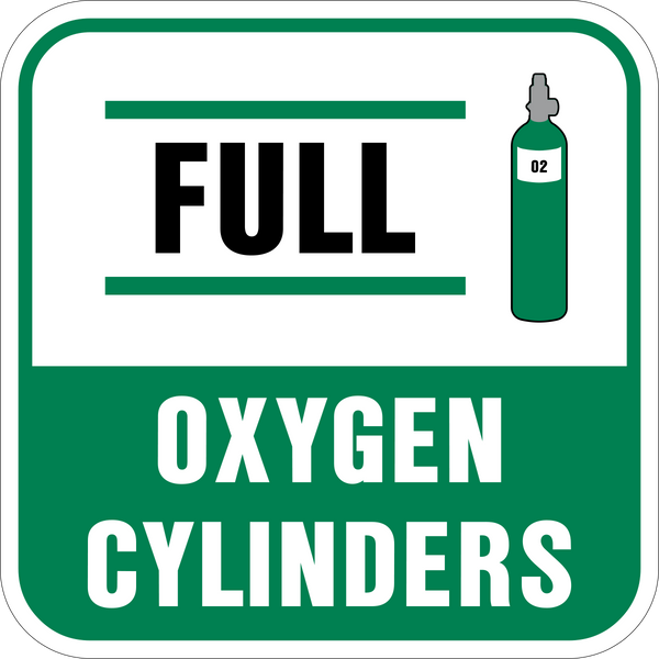 Oxygen Cylinder Western Safety Sign Oxygen Cylinder Western Safety Sign