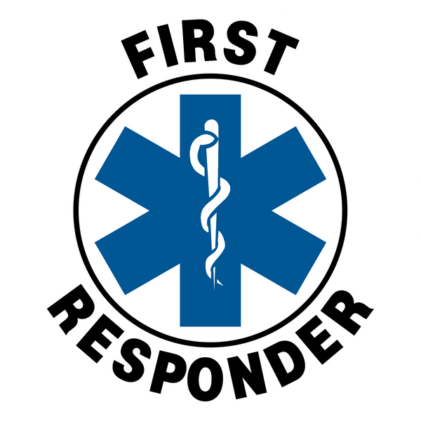 First Responder Western Safety Sign
