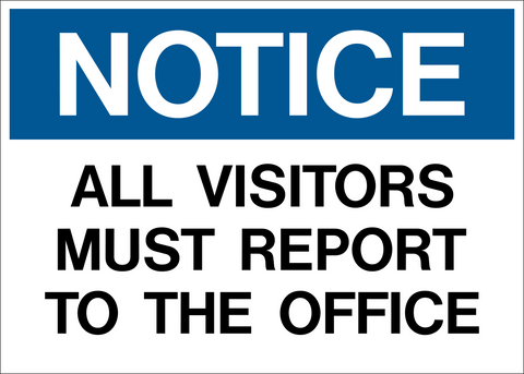 Notice - All Visitors