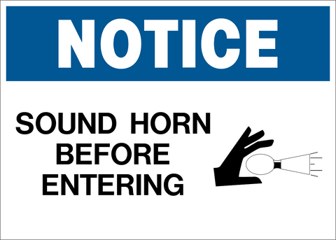 Notice Sound Horn