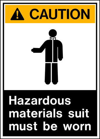 Caution - Protective Clothing
