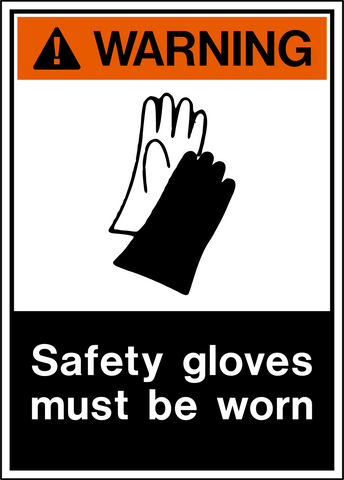 Warning - Hand Protection