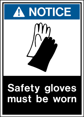 Notice - Hand Protection