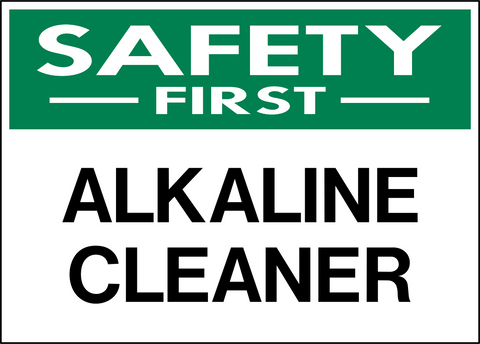 Safety First - Alkaline Cleaner