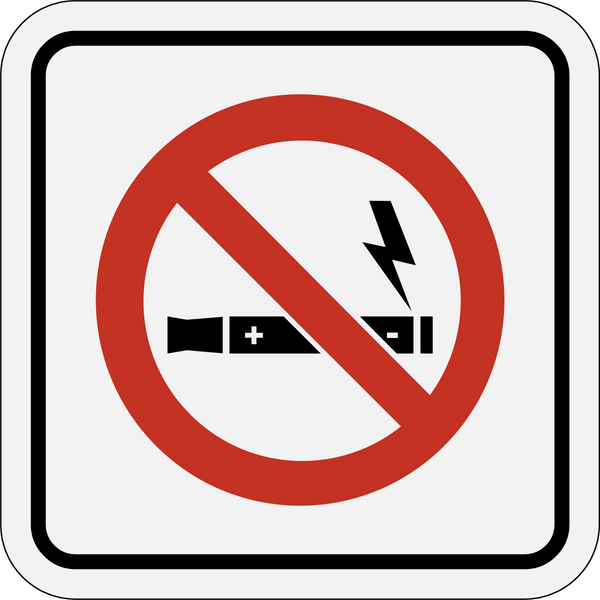 No Vaping Symbol | Western Safety Sign No Vaping Symbol | Western Safety Sign