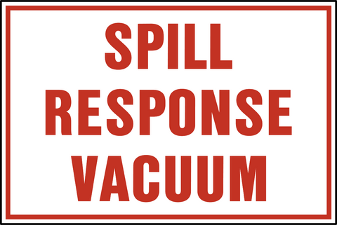 Spill Response Vacuum