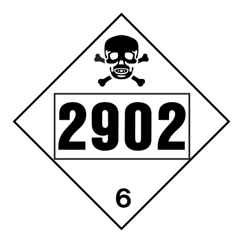 Class 6 - Poisonous or Toxic Substances - Pesticides UN#2902