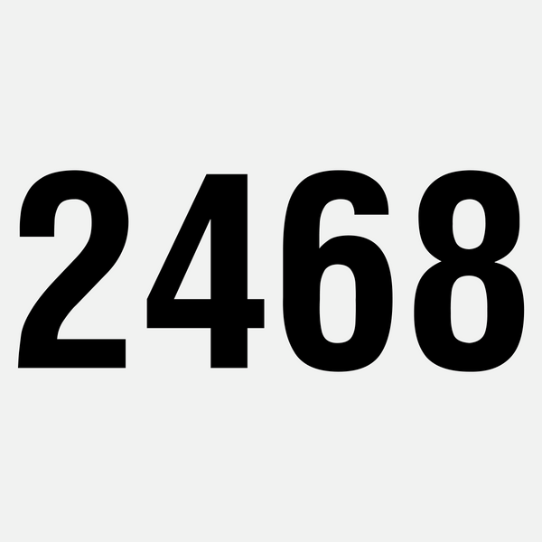 Fleet Vehicle Unit Numbers Western Safety Sign