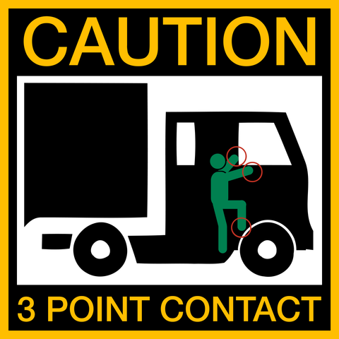 Caution - 3 Point Contact Truck