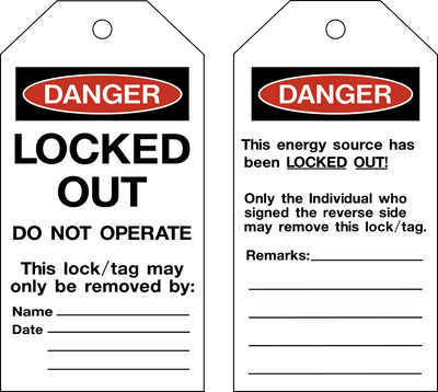 Lockout / Tag Out for Safety