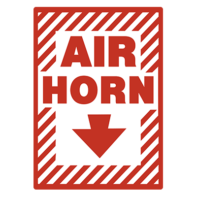 Emergency Air Horns & Signage: An Essential Addition to Your Safety Plan