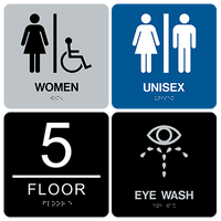 Braille ADA Signs
