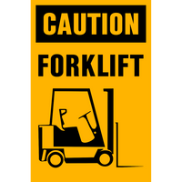 Forklift Safety Signs