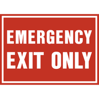 Exit / Fire Exit / Emergency Exit