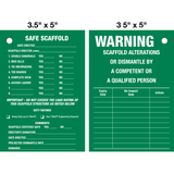 Scaffold Warning Lock Out Tag