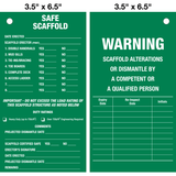 Scaffold Warning Lock Out Tag