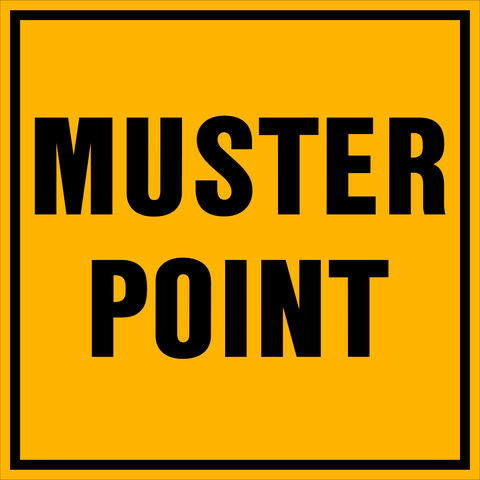 Muster Point Sign Printable | Online Sign v4 free printable safety sign ...