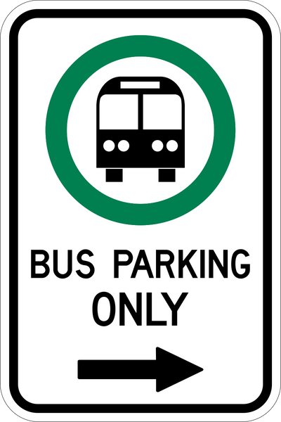 Bus Only Parking Sign | Western Safety Sign