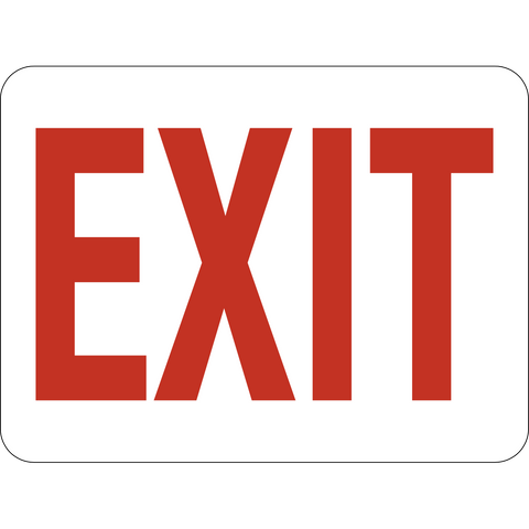 Exit Bold text Sign | Western Safety Sign